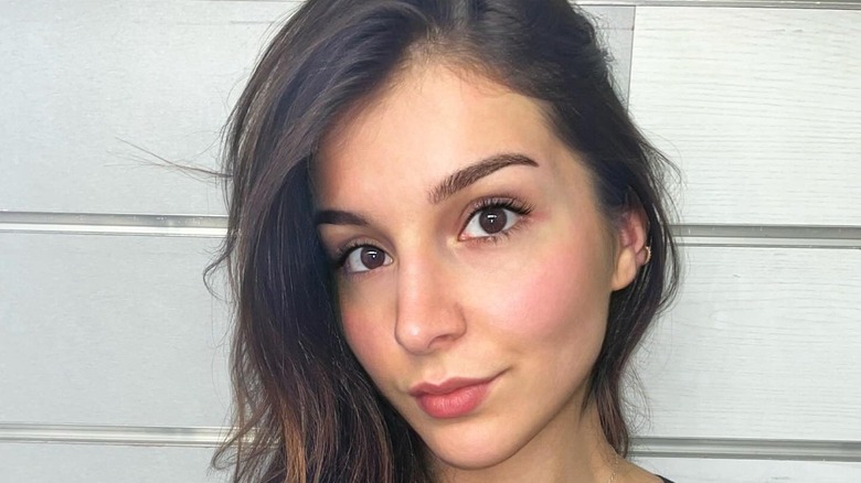 Natural brown eyebrows