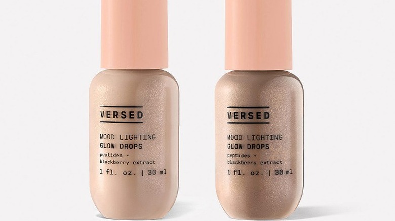 Two bottles of Versed Glow Drops