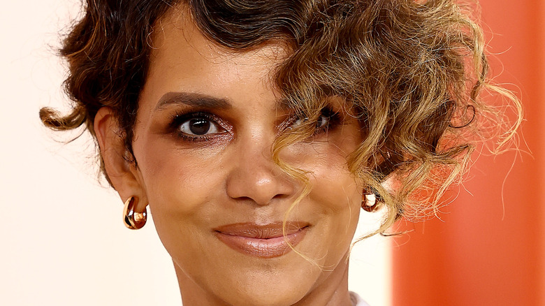 Halle Berry bronze makeup