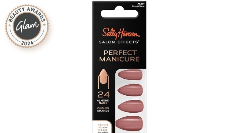 Sally Hansen Rose & Shine press-on nails