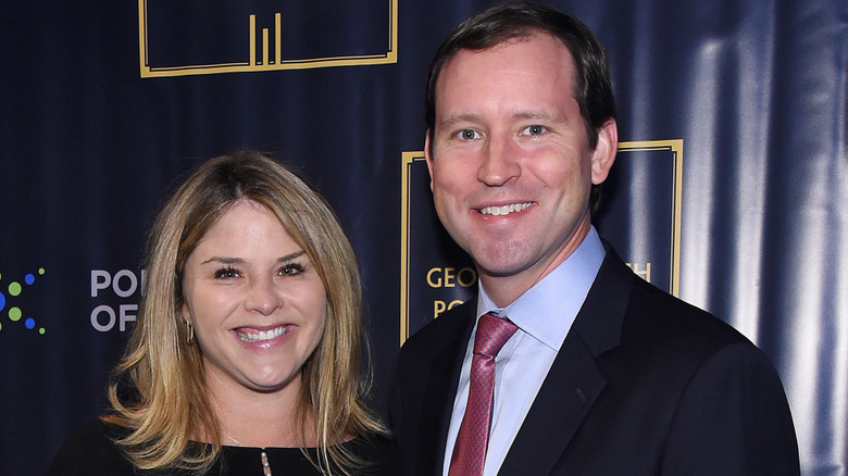 Henry and Jenna Bush Hager on the red carpet.