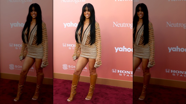 Mariah the Scientist at the 2026 Billboard Women in Music event.