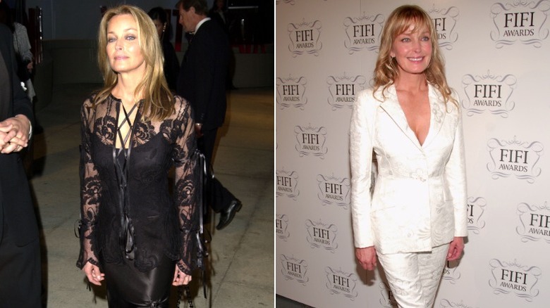 Bo Derek at the Vanity Fair Oscar's party, and at the FIFI Awards