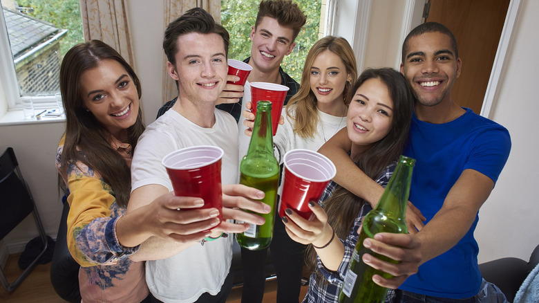 College students drinking