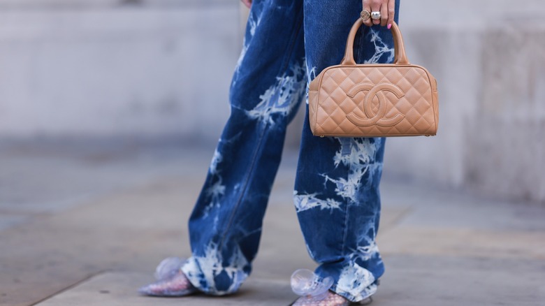 Quilted Chanel handbag