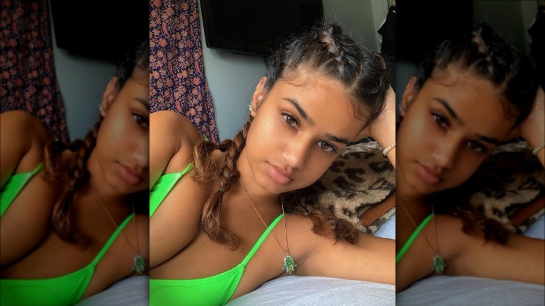 person with boho braids