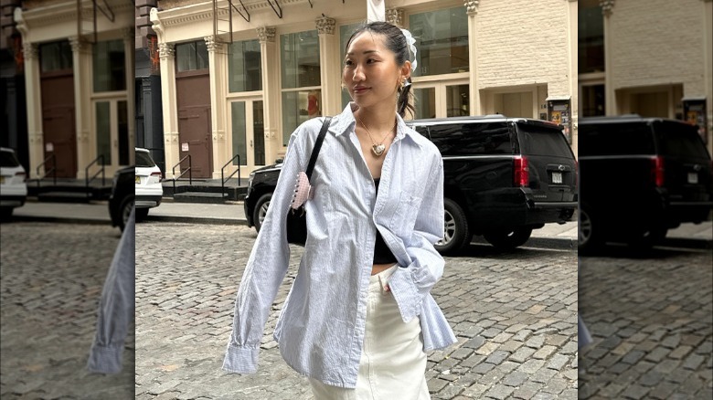 Button-down shirt outfit