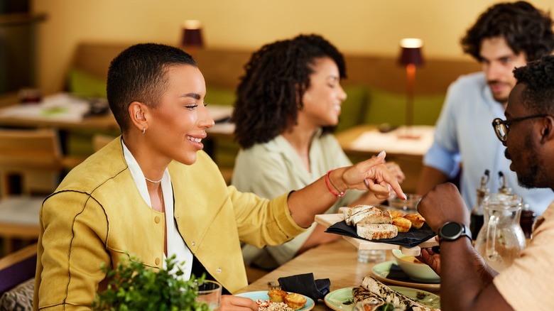 friends eating together