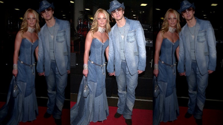 Britney spears and Justin Timberlake at the American Music Award