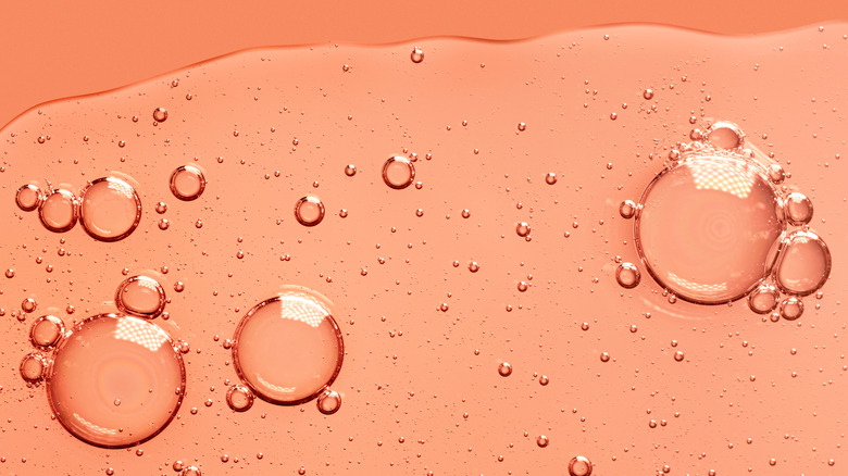 Orange skincare serum 