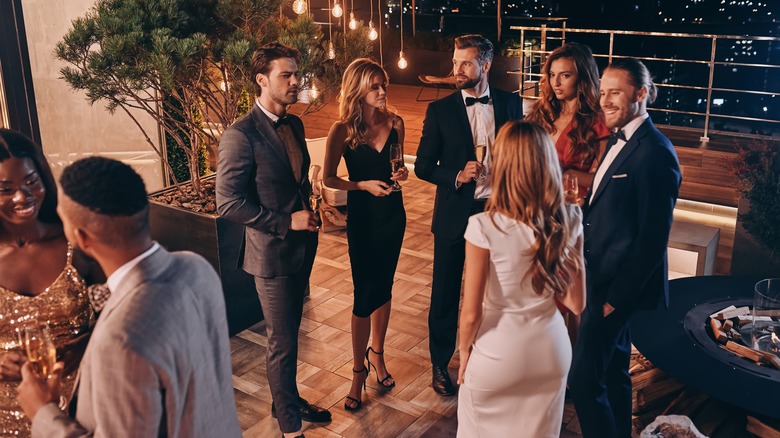 people at a cocktail party