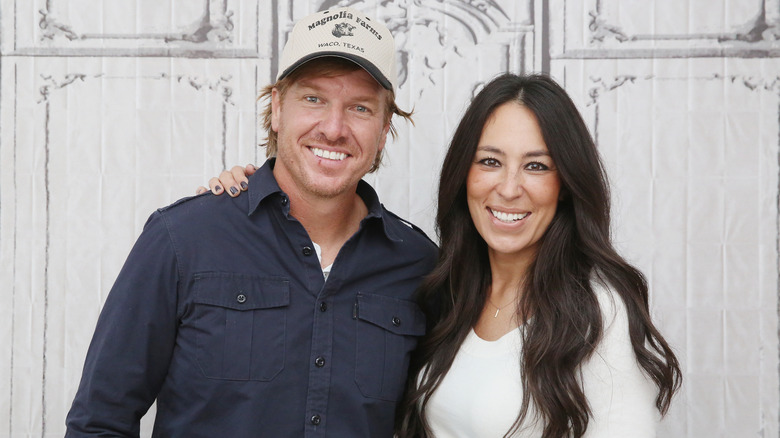Chip and Joanna Gaines smiling
