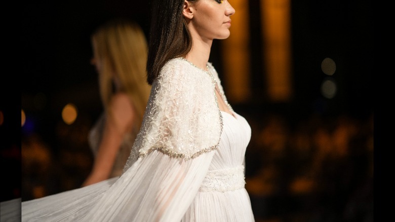 cape/shawl on mannequin