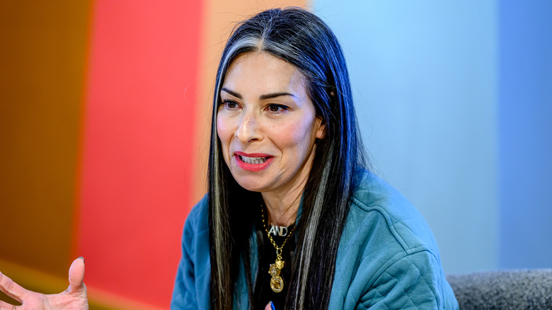 Stacy London talking