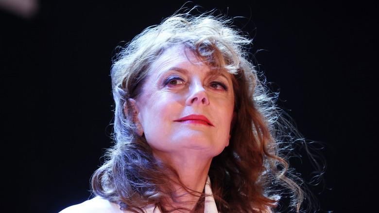 Susan Sarandon with gray hair