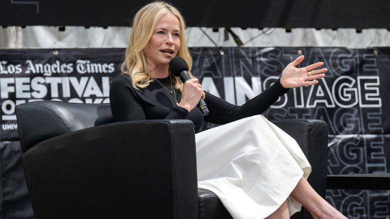 Chelsea Handler talking