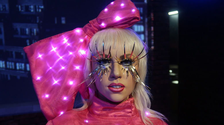 Lady Gaga wearing a bow