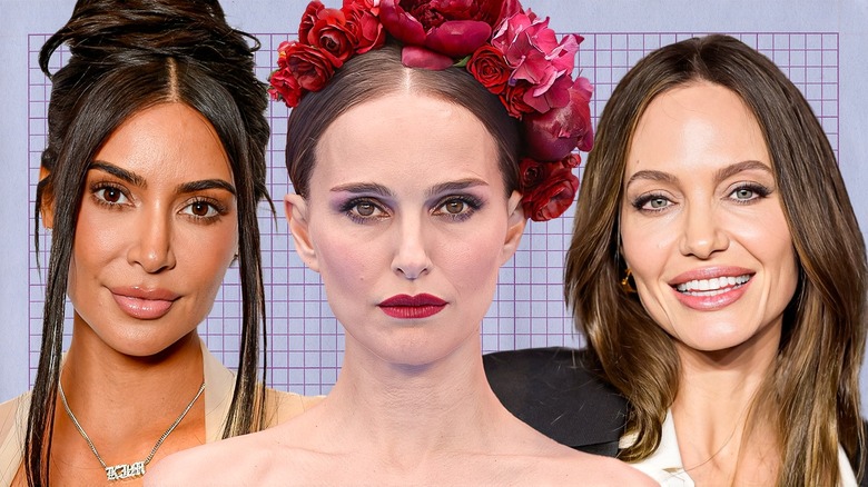 Kim Kardashian, Natalie Portman, Angelina Jolie