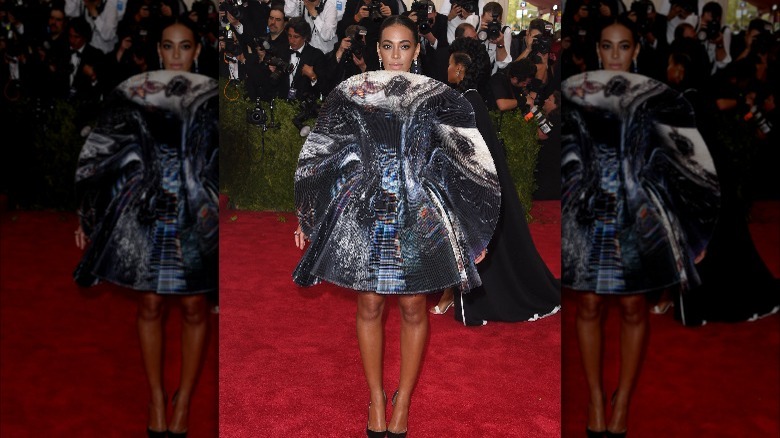 solange metallic dress