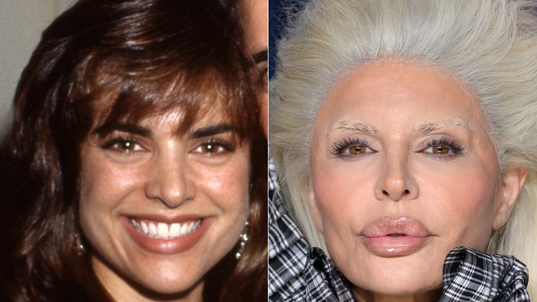 Lisa Rinna in 1989 and 2025