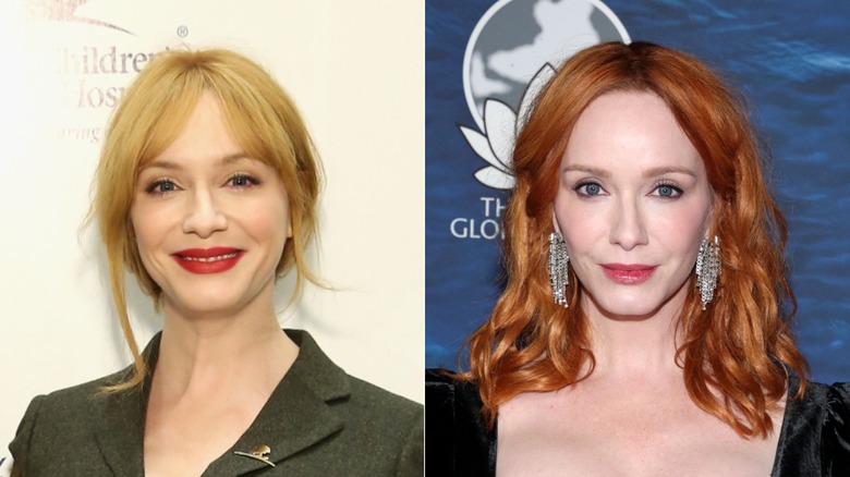 Christina Hendricks in 2016 and 2025
