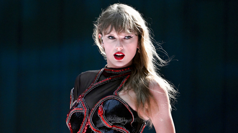 Taylor Swift wearing Reputation bodysuit