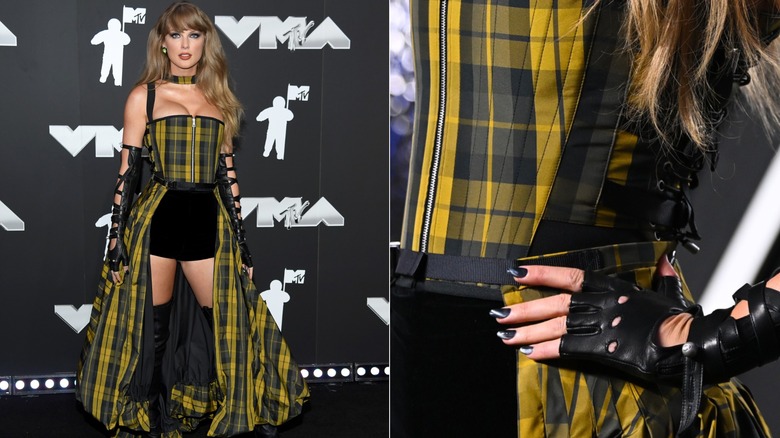 Taylor Swift at the 2024 MTV Video Music Awards red carpet.