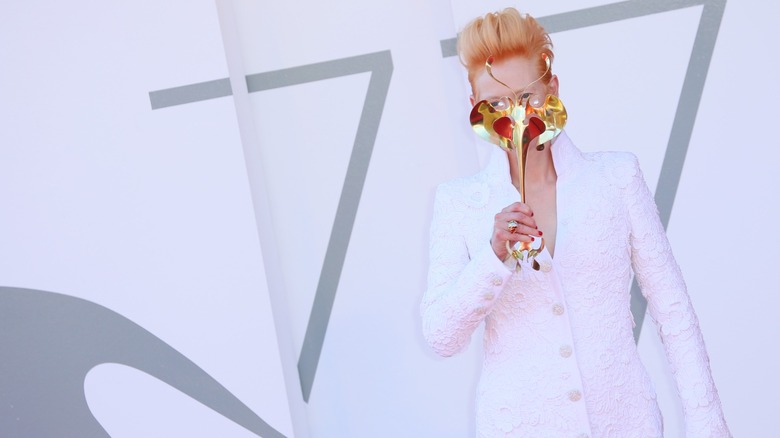 Tilda Swinton at the 2020 Venice Film Festival