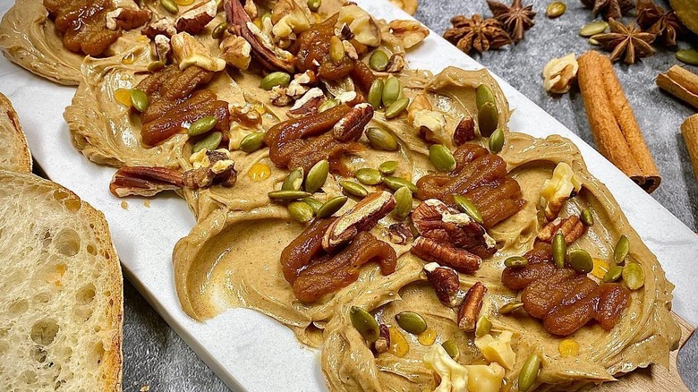Pumpkin spice butter board