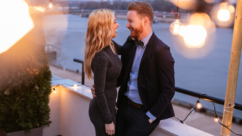 couple on fancy date