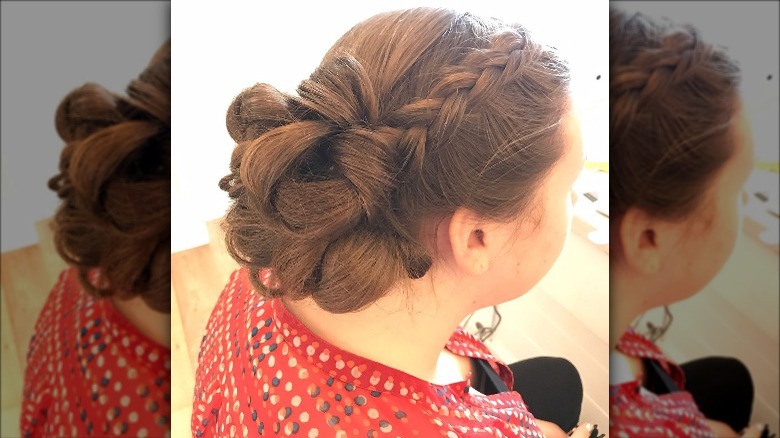 braided bun