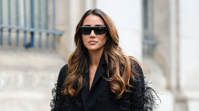 woman with medium brown hair
