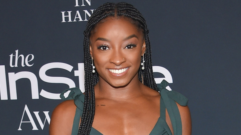 Simone Biles smiling
