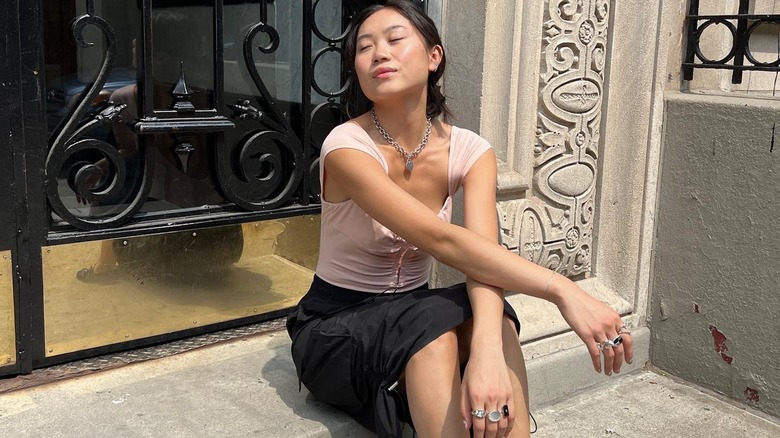 leotard street outfit