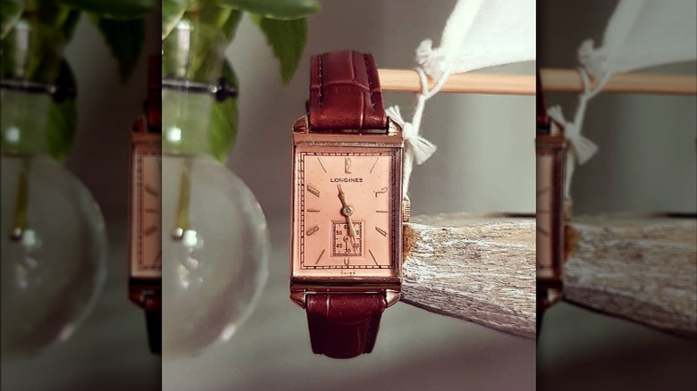 dainty leather watch 