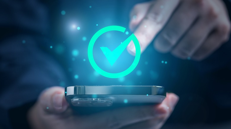 app verified checkmark