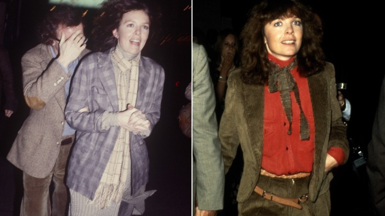 Diane Keaton out with Woody Allen and Warren Beatty in the 1970s