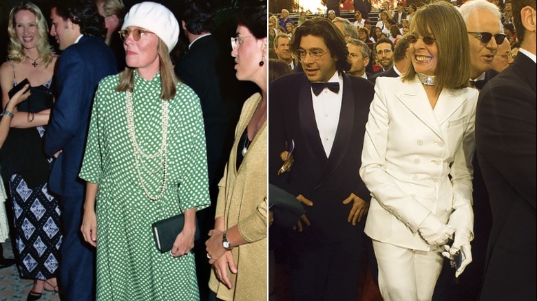 Diane Keaton at a charity event and the