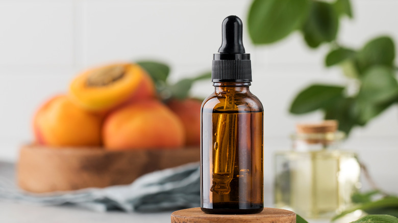 apricot oil bottle