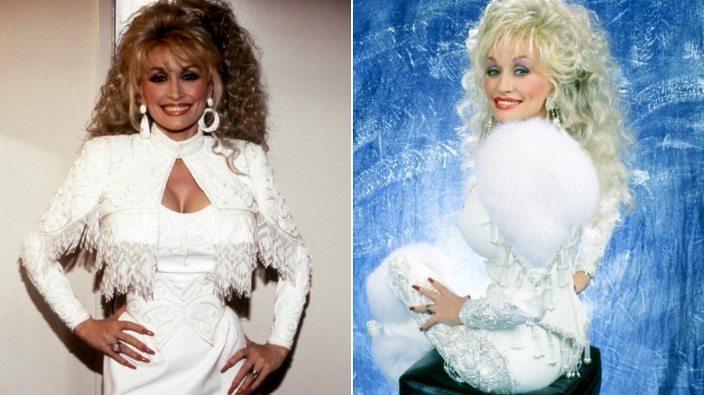 Dolly Parton poses for promo photos in Lake Tahoe