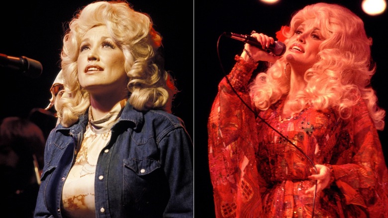 Dolly Parton in 1977 / Dolly Parton at the Mill Run Theater in August 1977