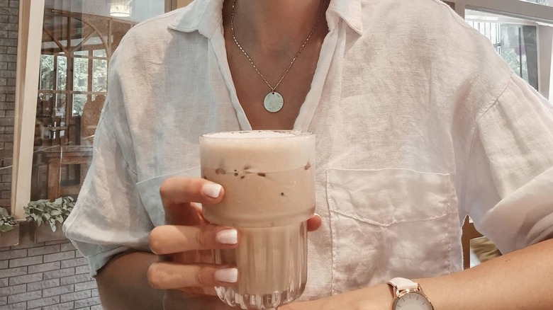 Gold medallion necklace