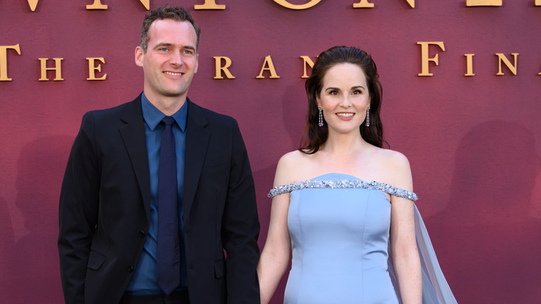 Michelle Dockery and Jasper Waller-Bridge in 2025.