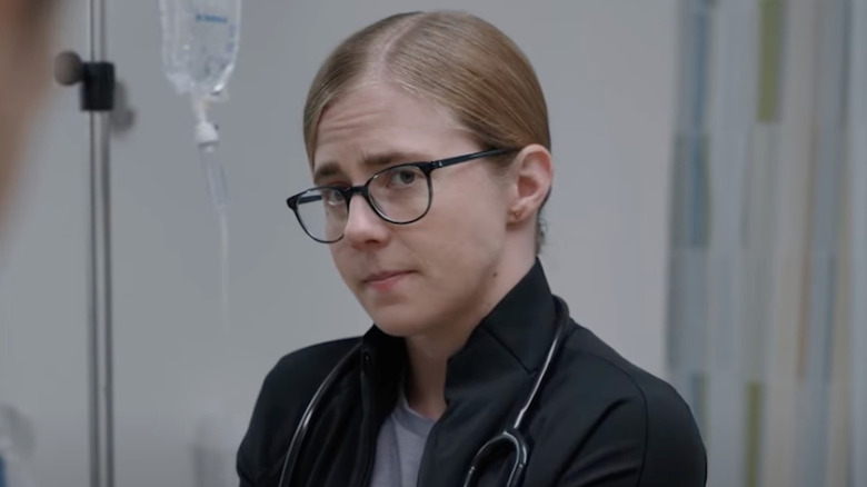 Taylor Dearden as Dr. Mel King on "The Pitt"