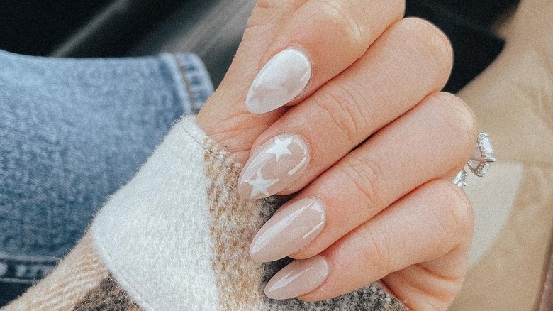 Celestial manicure and crystal ball