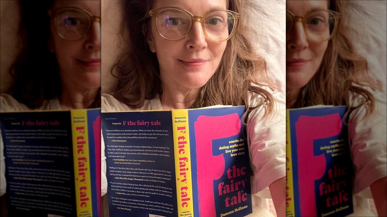 Drew Barrymore reading "F the Fairy Tale"