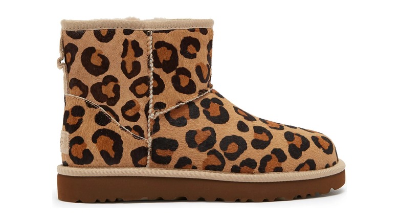 UGG leopard-print mini boot