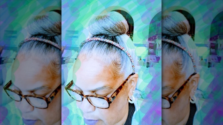 Ballerina bun and headband