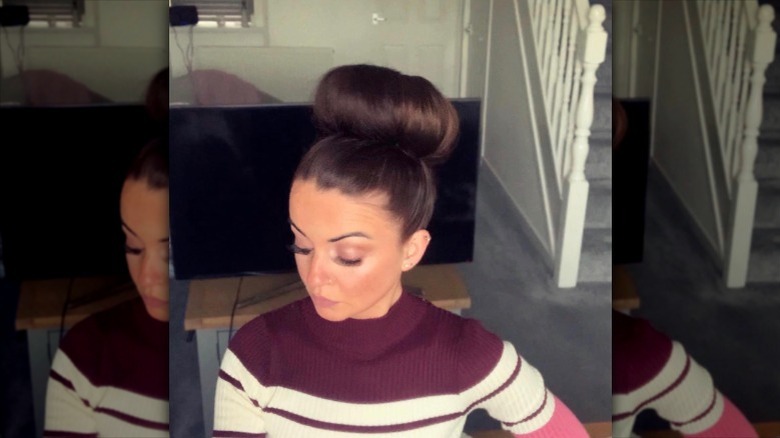 Big ballerina bun