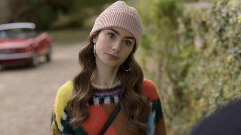 Lily Collins in "Emily in Paris"